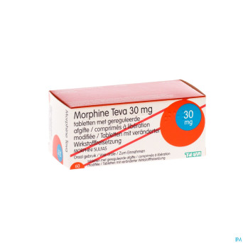Morphine teva  30 comp 60x 30mg