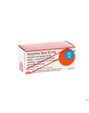 Morphine teva  30 comp 60x 30mg