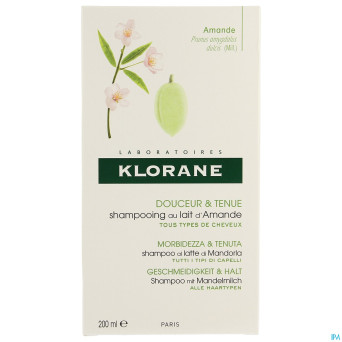 Klorane capil. sh lait amande 200ml