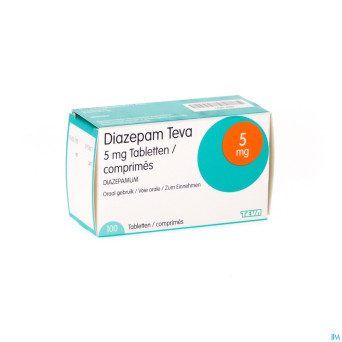 Diazepam teva tabl 100x 5mg