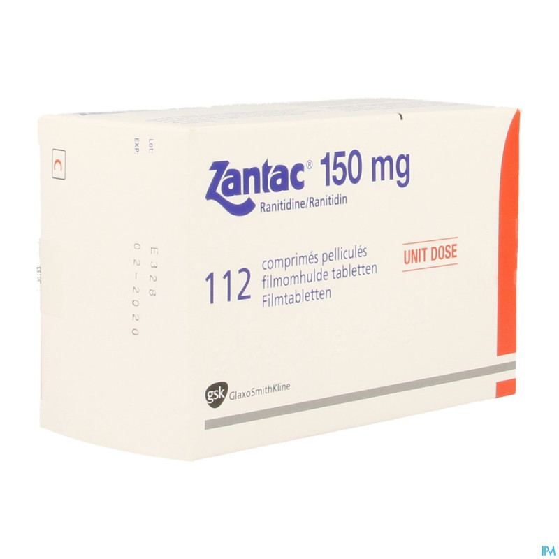 Zantac 150 comp 112 x 150 mg ud