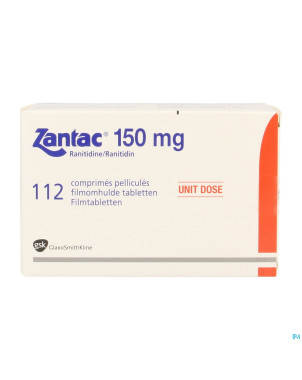 Zantac 150 comp 112 x 150 mg ud