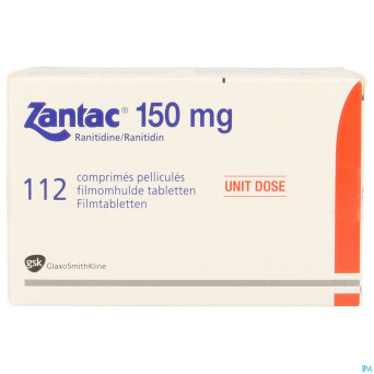 Zantac 150 comp 112 x 150 mg ud