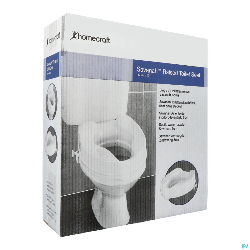 Siege toilet savanah  5cm    homecraft