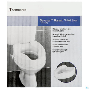 Siege toilet savanah  5cm    homecraft