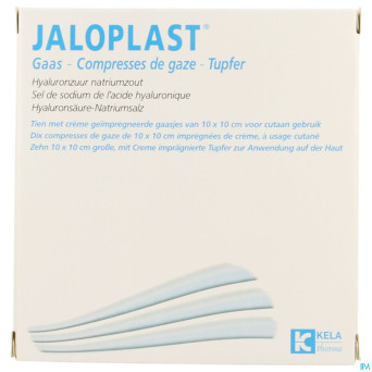 Jaloplast bandes gaze    10x10cm 10