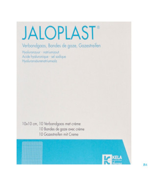 Jaloplast bandes gaze    10x10cm 10