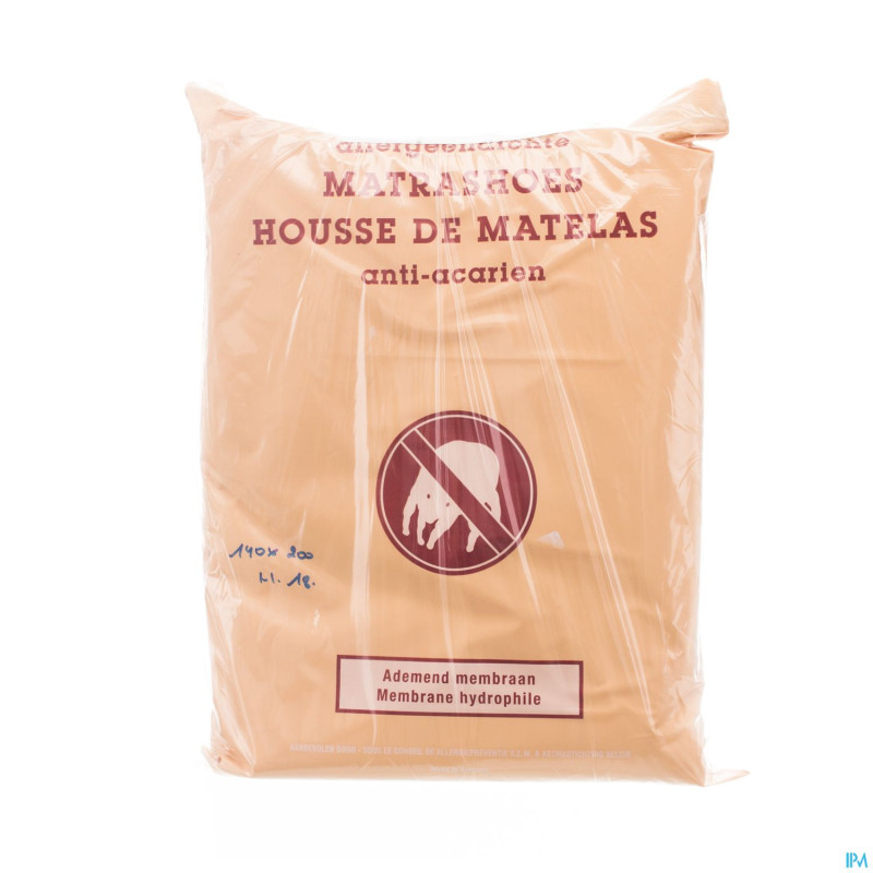 Amp housse anti acarien   140x200x18cm