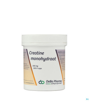 Creatine monohydrate    caps 100x500mg    deba