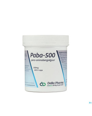 Paba    caps 100x500mg    deba