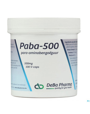 Paba    caps 100x500mg    deba