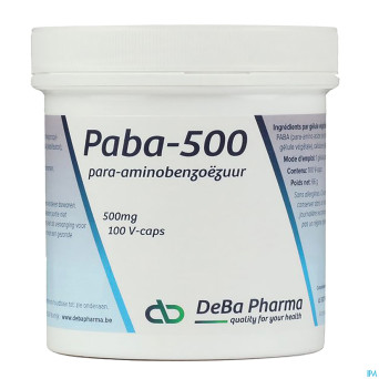 Paba    caps 100x500mg    deba