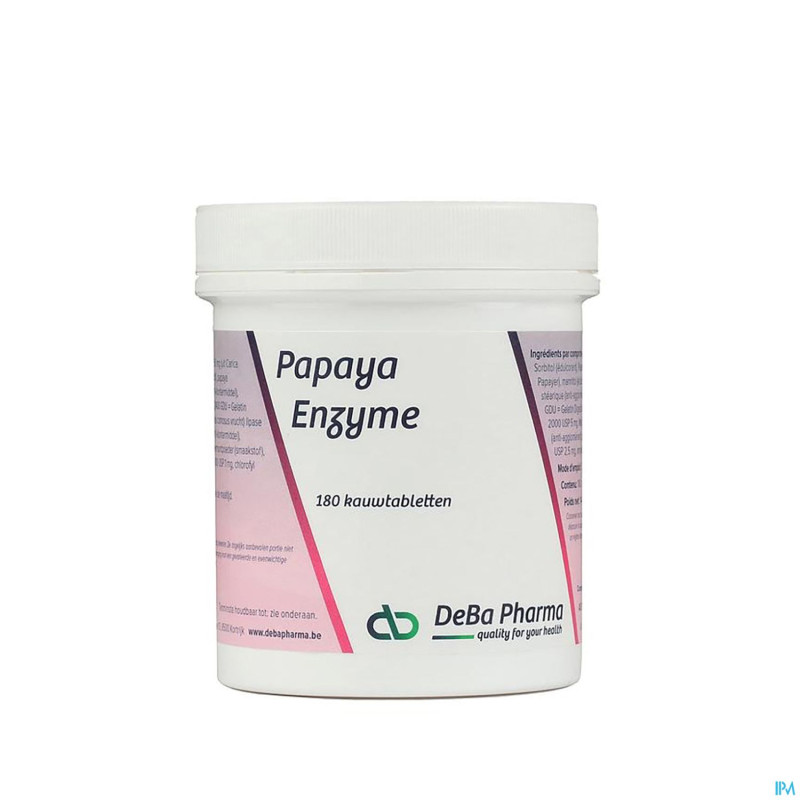 Papaya enzyme    comp 180    deba