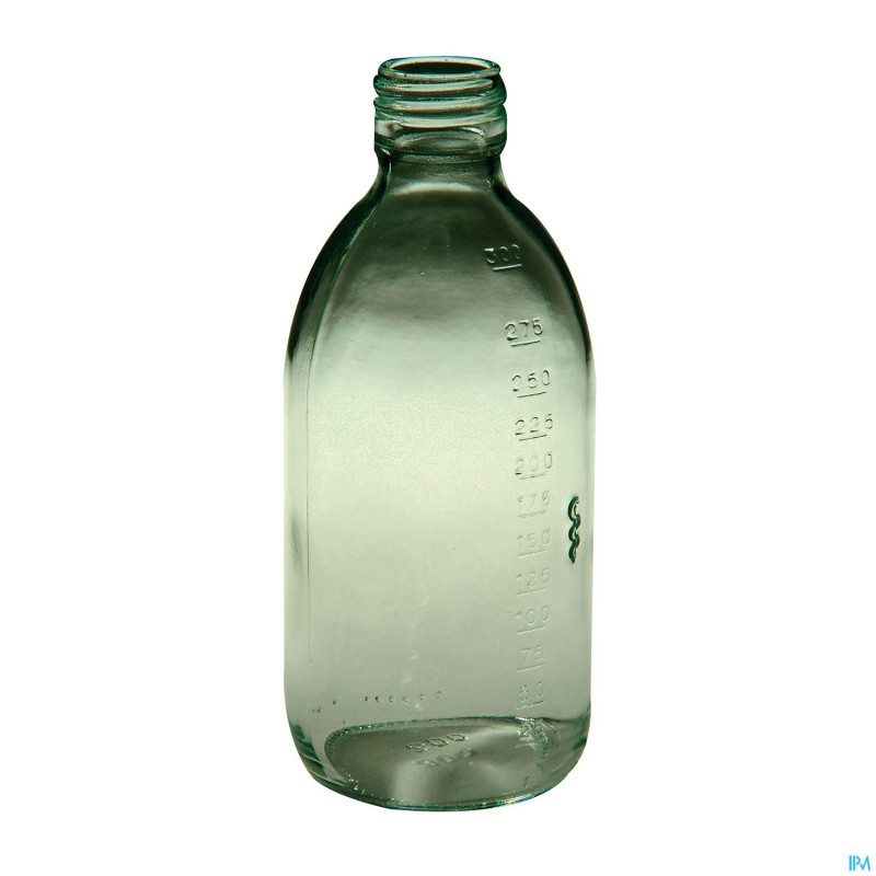 Bouteille rond blanc gradue    300ml  48 4221 aca