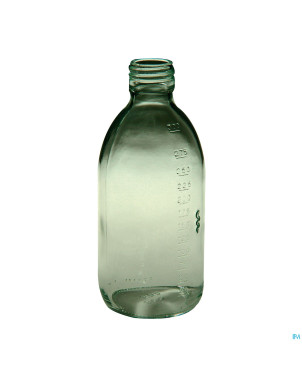 Bouteille rond blanc gradue    300ml  48 4221 aca