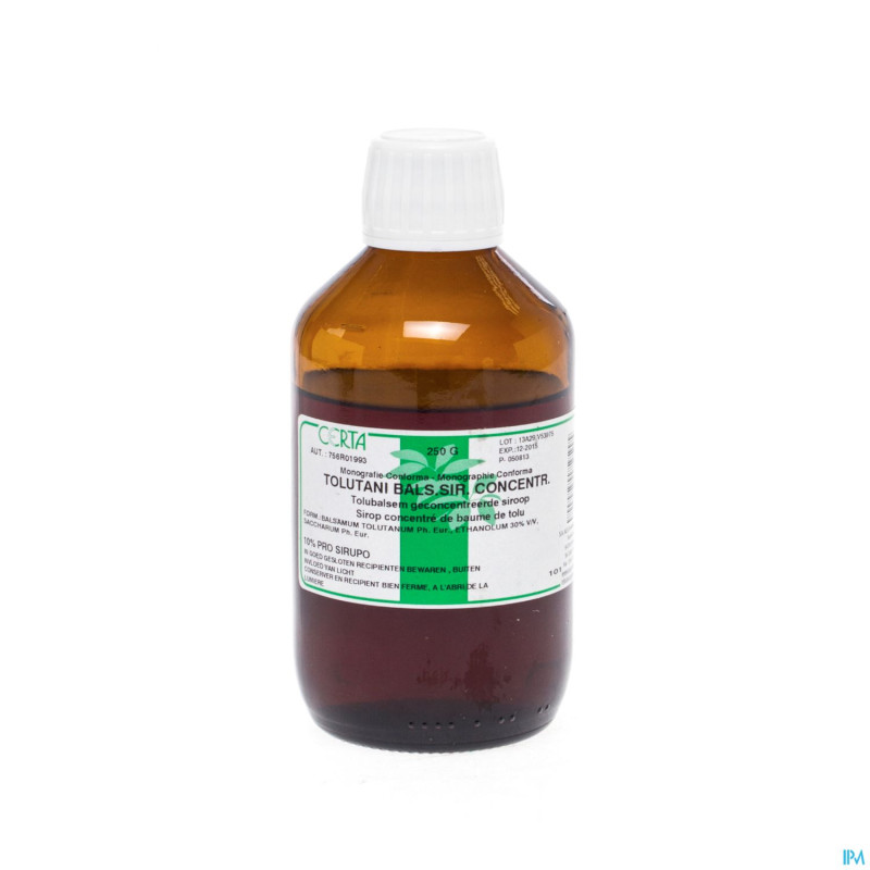 Baume de tolu pour sirop    250g aca