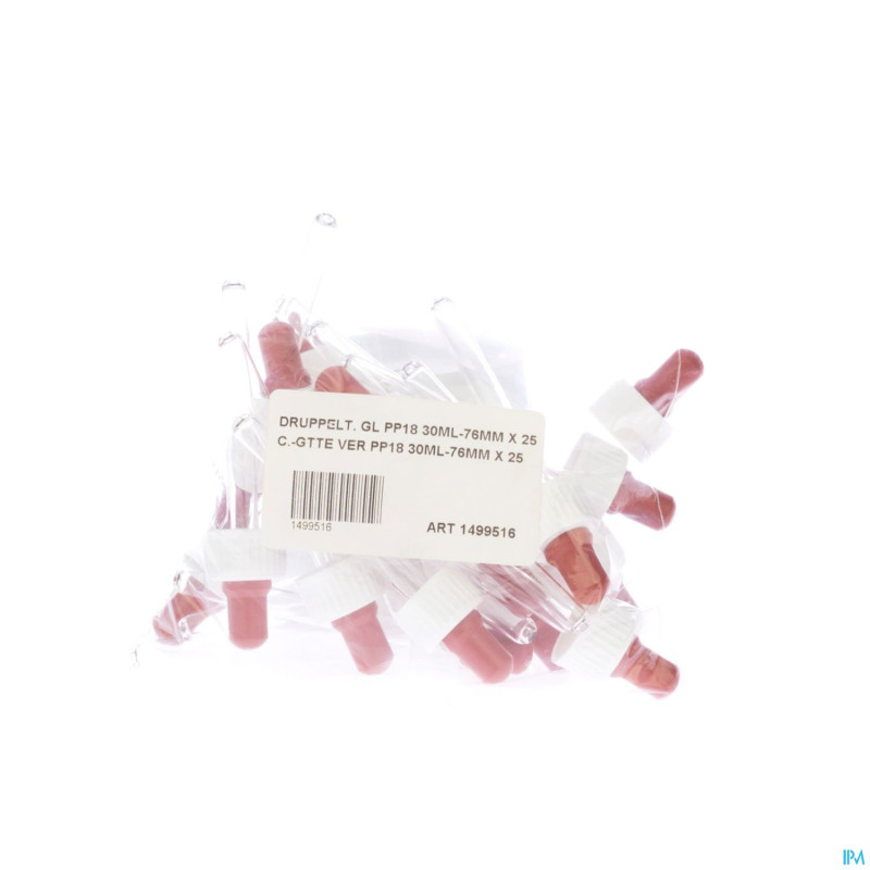 Bouchon compte gutt etroit    30ml 25 3691 aca