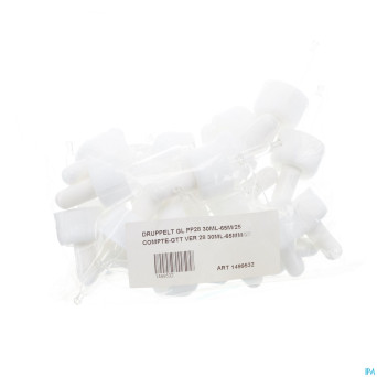 Bouchon compte gutt large    30ml 25 3298 aca