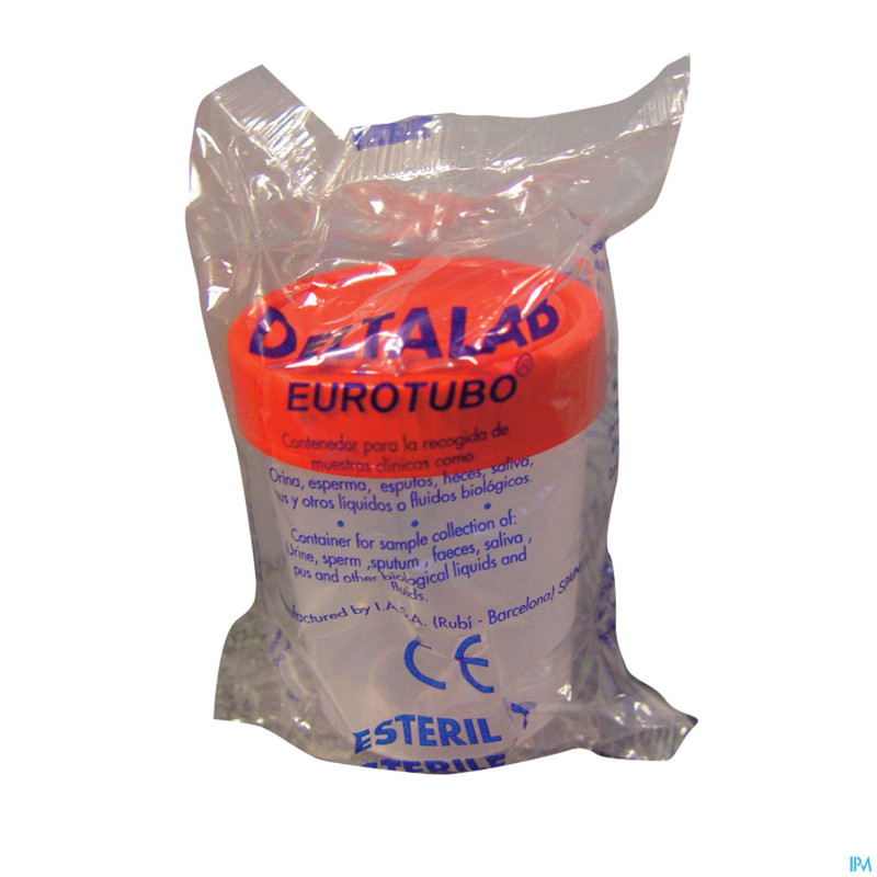 Pot a urine sterile    125ml 25 aca