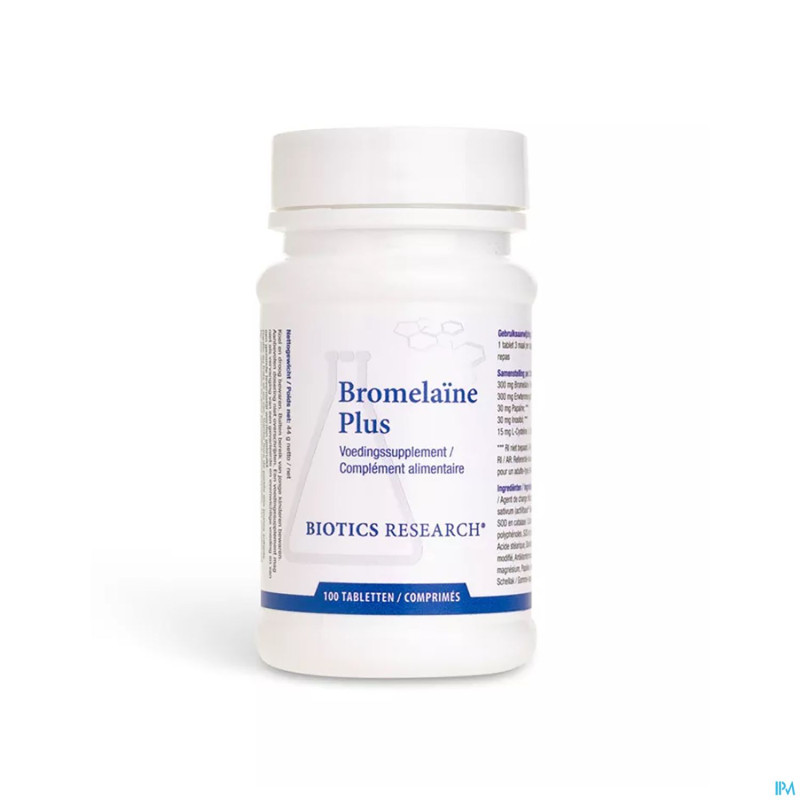 Bromelain plus biotics    comp 100