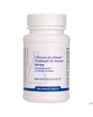 Chrome picolinat 200y biotics  caps 100