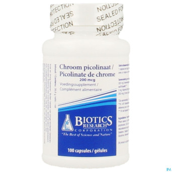 Chrome picolinat 200y biotics  caps 100