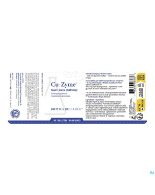 Cu zyme biotics    comp 100x2mg