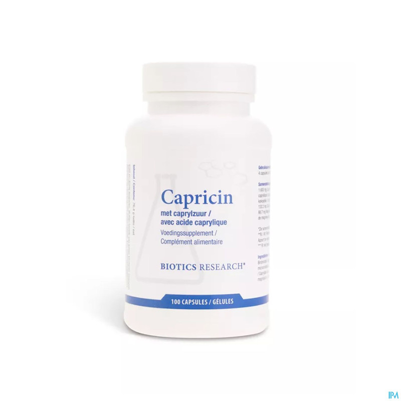 Capricin biotics    caps 100