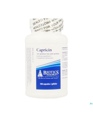 Capricin biotics    caps 100