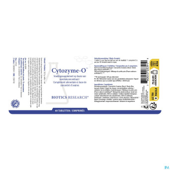 Cytozyme o biotics    comp  60