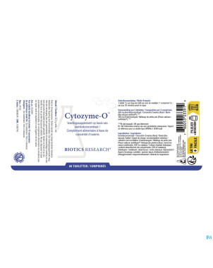 Cytozyme o biotics    comp  60