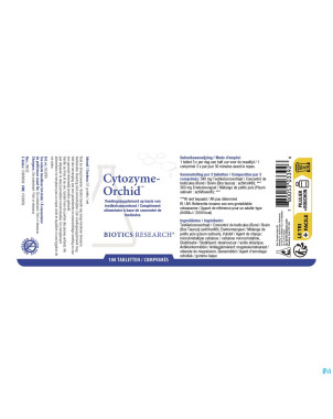 Cytozyme orchic biotics    comp 100
