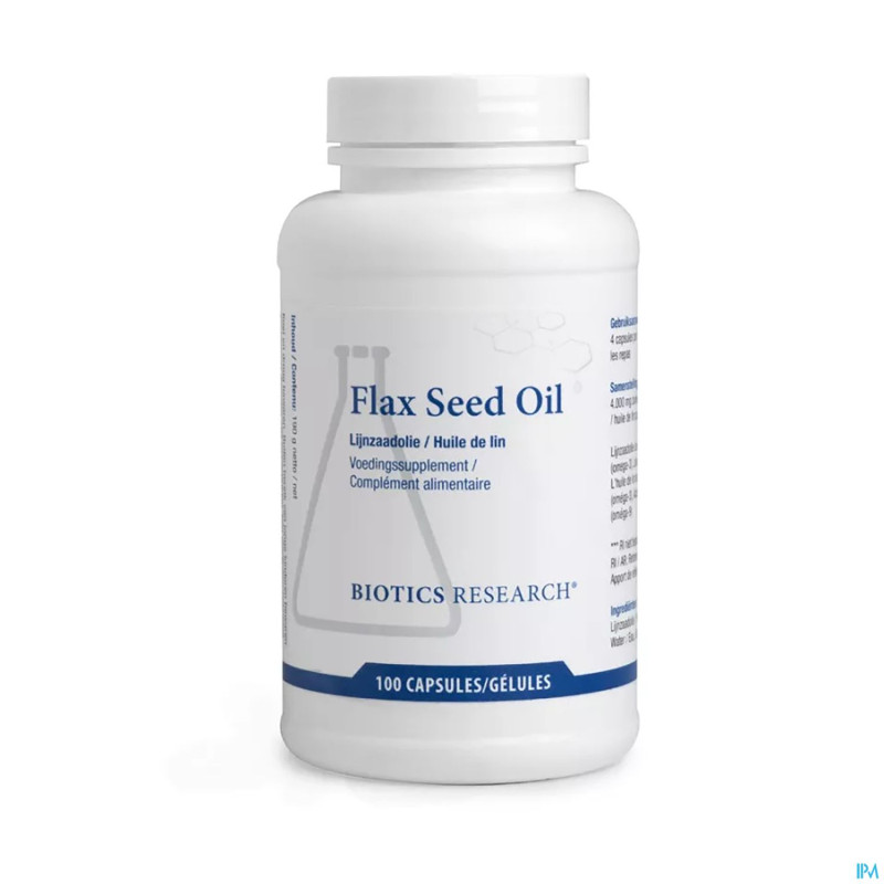 Flax seed oil biotics    caps 100