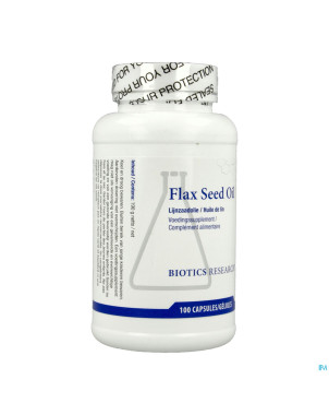 Flax seed oil biotics    caps 100