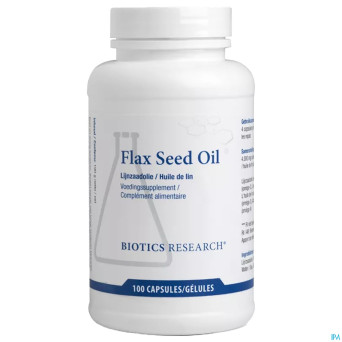 Flax seed oil biotics    caps 100