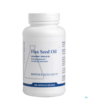 Flax seed oil biotics    caps 100