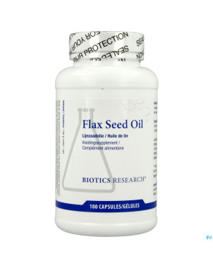 Flax seed oil biotics    caps 100