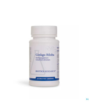 Ginkgo biloba 24% biotics    comp  60