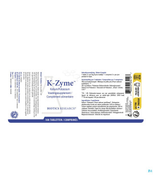 K zyme biotics    comp 100x99mg