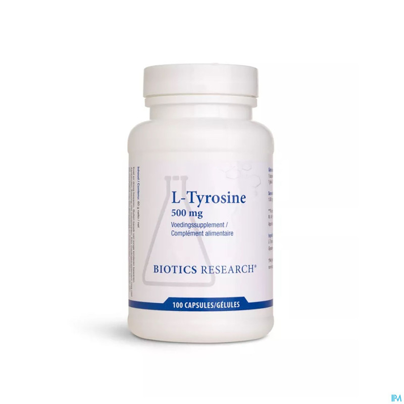 L-tyrosine biotics    caps 100x500mg