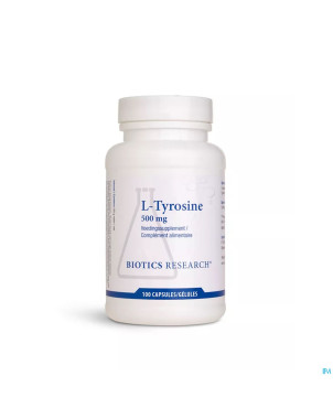 L-tyrosine biotics    caps 100x500mg
