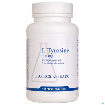L-tyrosine biotics    caps 100x500mg