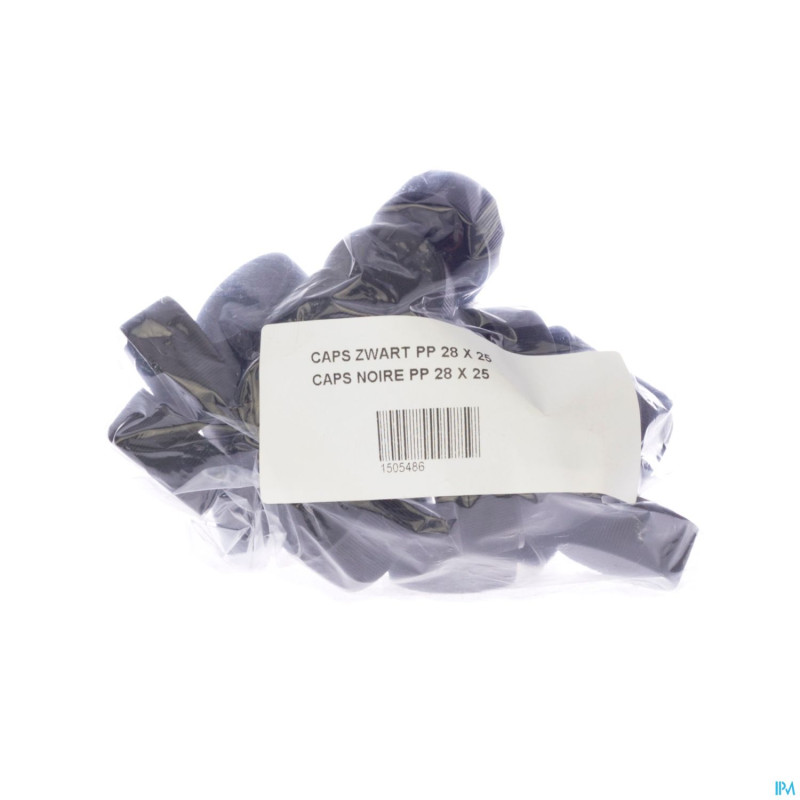 Bouchon grand modele noir    25 aca