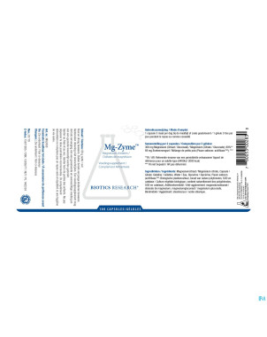 Mg zyme biotics    comp 100x100mg