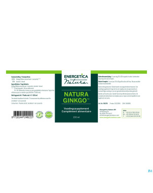 Natura ginkgo    energetica 100ml