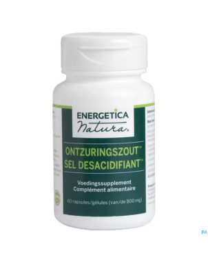 Sel desacidifant    energetica caps  60