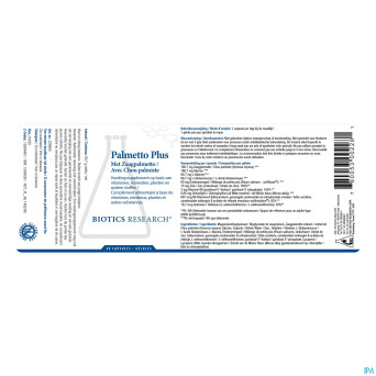 Palmetto plus biotics    caps  90