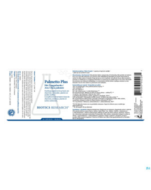 Palmetto plus biotics    caps  90