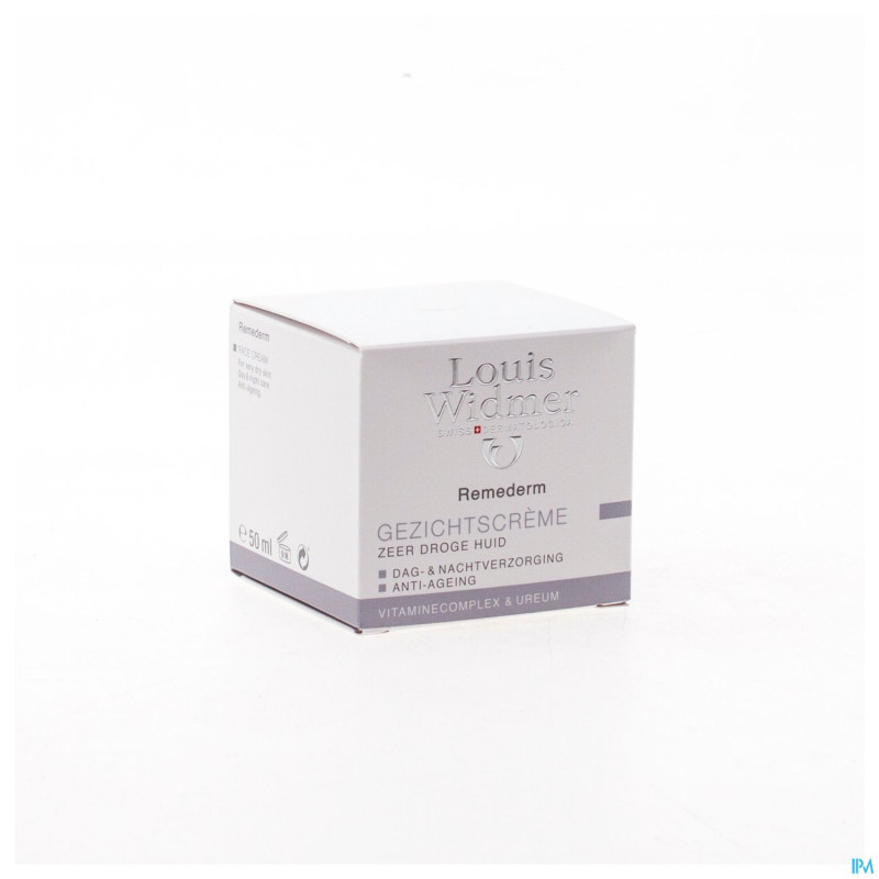 Widmer remederm creme visage parf    50ml