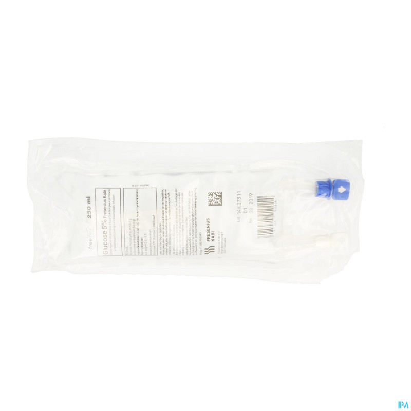 Glucose  5%  250ml freeflex